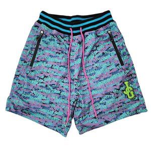 John Geiger “I Just Never Save Phone Numbers” Mesh Basketball Shorts L New